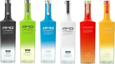 Produktbild von AMG Exklusiv SET Premium Wodka mit verschiedenen Geschmacksrichtungen 35-40%, das Volumen 0,7L
