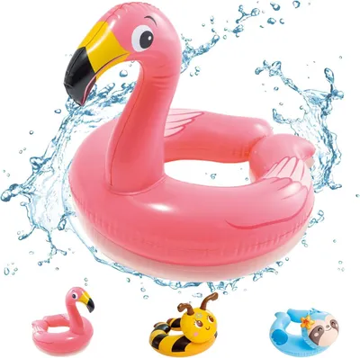 Produktbild von Aufblasbarer Schwimmring, Langlebiges PVC, Ergonomisches Design, Für Erwachsene, Für Wasseraktivitäten