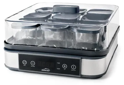 Productafbeelding van Lacor Deva yoghurtmaker van glas, met 9 glazen. Ideaal voor thuisgebruik