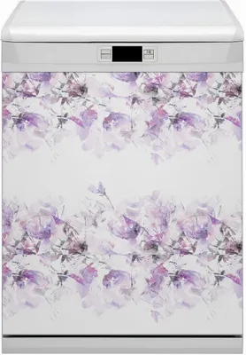 Produktbild von Magnetmatte Geschirrspüle Abwaschbar Küche Magnete  Nachbildung 60x70 cm  - Abstrakte Blumen