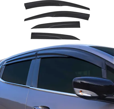 Image de Déflecteurs De Vent Pluie D'air pour Toyota Corolla Berline 2013-2019 Acryl 4x