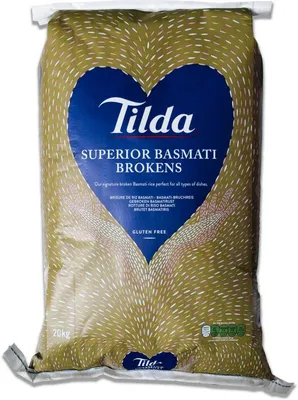 Produktbild von TILDA Genuine Goodness Basmati Bruchreis 20 kg | Basmatireis | Superior Broken Basmati
