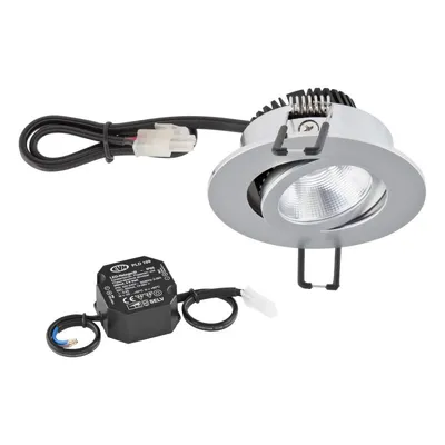 Produktbild von EVN PC20N61502 LED-Einbauleuchte 6 W Warmweiß Chrom