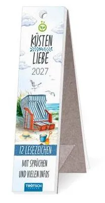 Produktbild von TRÖTSCH - Lesezeichenkalender Küstenliebe 2027