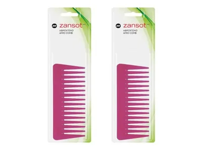 Obrázek produktu pro ZANSOT 2 × Malý Afro hřeben 14 cm červený