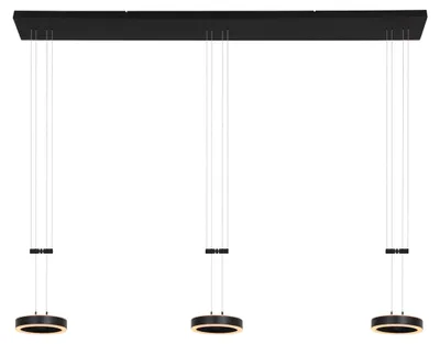Obrázok produktu pre Steinhauer - závesná lampa - Piola - čierna - akryl kov - dizajnová lampa - LED - 3501ZW