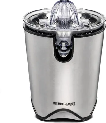 Produktbild von Zitruspresse ZP 60/E, Gehäuse aus Edelstahl, leistungsstarker und leiser Motor, 2 Presskegel, Auslauftülle