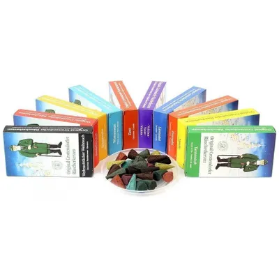 Produktbild von Original Crottendorfer - 10 Set Räucherkerzen Räucherkegel Gr. M - versch. Düfte