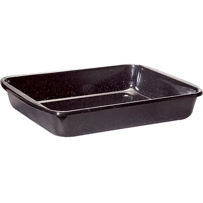 Produktbild von RIESS Vierkantpfanne Profi 33x42x7cm schwarz emailliert