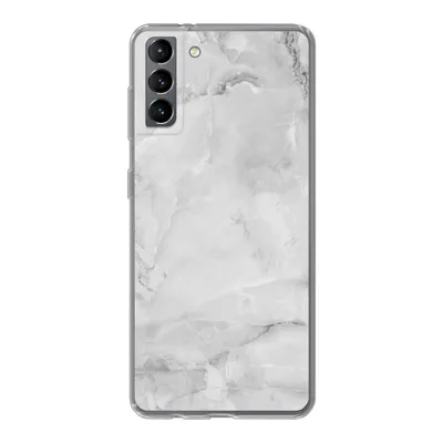 Produktbild von MuchoWow® Handyhülle Schutzhülle Hülle für Samsung Galaxy S21 Plus Marmor - Stein - Weiß - Grau - Marmoroptik Silikon Softcase Handy Hülle - Handy-Tasche