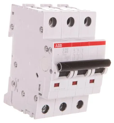 Produktbild von 2CDS253001R0404, Miniatur-Leistungsschalter, Typ C, 20000 A, IP40, 230 - 400 V