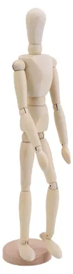 Produktbild von Hölzerne Bewegliche Schaufensterpuppe, Lebensechte Künstler-Zeichenpuppe für Proportions- und Formstudien