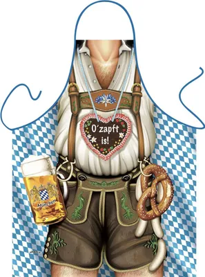 Produktbild von Schürze 'Er' aus 100% Polyester, ca. 73 x 57,5 cm, farbstabil und bis 50°C waschbar