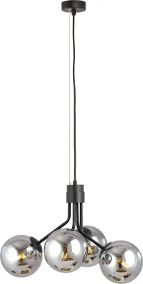 Image de Lustre Emibig 4xE14 40W NOVA 4 NOIR/GRAPHITE 1140/4