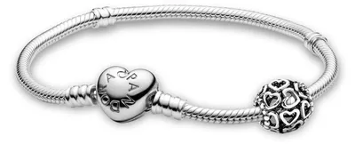 Immagine prodotto di Pandora 28926 Set regalo bracciale da donna in argento con cuori, 20 cm