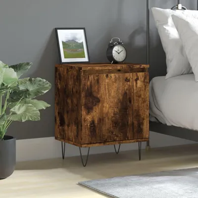 Obrázek produktu pro vidaXL Noční stolek Smoked Oak 40x30x50 cm výrobek ze dřeva