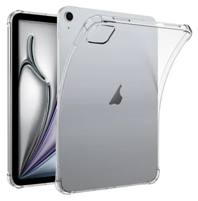 Obrázok produktu pre Priehľadné silikónové puzdro TPU pre Apple iPad Air 13 (2026, 2025, 2024) – tenké, odolné proti nárazom