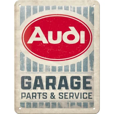 Produktbild von Nostalgic-Art - Blechschild 15x20 cm - Audi - Audi Garage