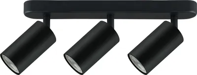 Produktbild von Deckenstrahler 3-Flammig 3x GU10 Fassung für LED & Halogen Leuchtmittel bis 35W Deckenleuchte Wandstrahler 55x100mm Drehbar Schwenkbar