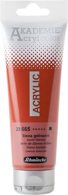 Produktbild von Schmincke 120ml AKADEMIE Acryl color Siena gebrannt Acryl 23 665 012