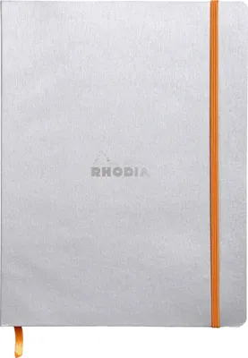 Produktbild von Rhodia  Flex Nbuch 19x25 L 72Bl Silb