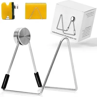 Obrázek produktu pro Magnetický držák na kuchyňské utěrky z nerezové oceli – 541 x 48 x 579 cm – kuchyňské příslušenství