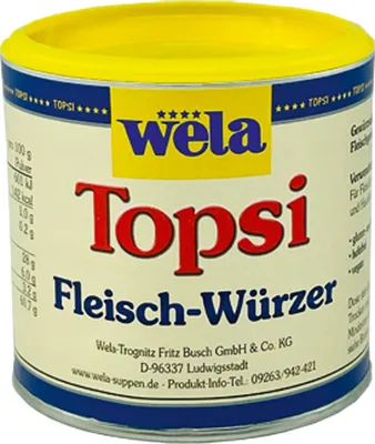 Produktbild von WELA - Topsi Fleisch-Würzer 150g Streudose