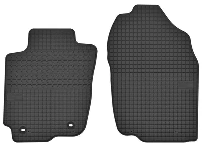 Zdjęcie produktu dla Dywaniki gumowe przednie do Toyota RAV4 IV 2012-2019 (SUV) – 2 szt., czarne, dopasowane – Wielganizator SolidTread