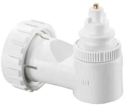 Produktbild von Oventrop Winkeladapter für Ventil-Heizkörper weiß