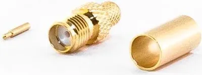 Produktbild von RP-SMA-Buchse Crimp für RG 58 C Koaxialkabel, Reverse Polarity