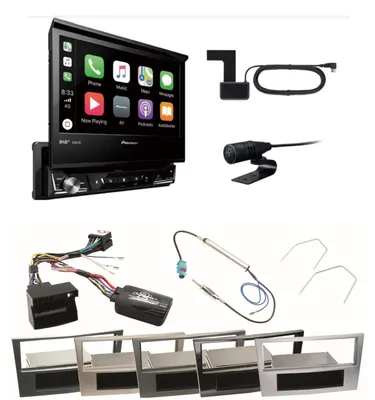 Produktbild von Pioneer AVH-Z7200DAB Digitalradio CarPlay Einbauset für Astra H Corsa D Zafira B