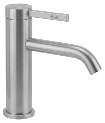 Immagine prodotto di Rubinetto Del Lavabo Rea Rivo Basso Nichel Spazzolato