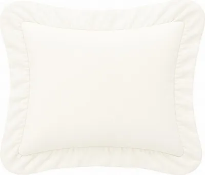 Zdjęcie produktu dla Poszewka Ruffy Ecru 70x80 cm z mikrofibry, elegancka i trwała