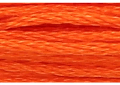 Image de Fil à tricoter Anchor Sticktwist, 8 mètres, couleur corail, en coton, référence 332, 6 brins