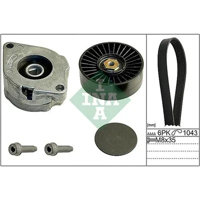 Produktbild von INA 529 0102 10 Keilrippenriemensatz für VW GOLF III (1H1)