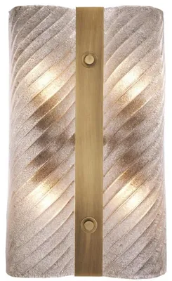 Obrázok produktu pre Casa Padrino luxusná nástenná lampa antická mosadz 30 x 8 x v. 48,5 cm - nástenná lampa s ručne fúkaným sklom