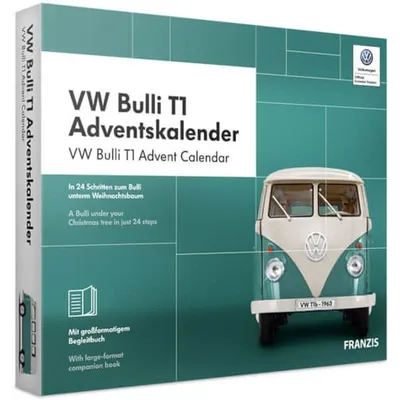 Produktbild von Franzis Adventskalender 2019 VW Bulli T1, Maßstab 1:43