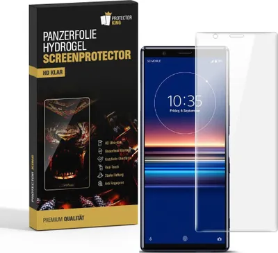 Produktbild von 2x Panzerfolie für Sony Xperia 5 HYDROGEL FULL COVER Displayschutzfolie KLAR