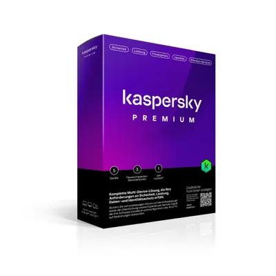 Produktbild von Kaspersky Premium 2025 / 5 Geräte / 1 Jahr / PKC