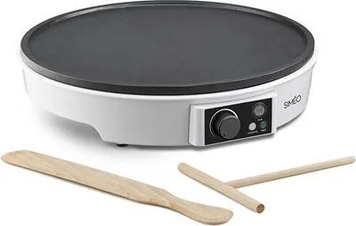 Image de Crêpière 30cm 1000w blanc - Simeo - CRE245 -