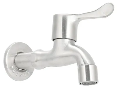 Produktbild von G1/2 Zoll Edelstahl-Waschbecken für Waschmaschine, Einzel-Kaltwasserhahn, Wasserhahn für Badezimmer