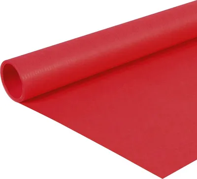 Produktbild von Clairefontaine Geschenkpapier "Kraft" auf Rolle rot (B)700 mm x (L)10,0 m