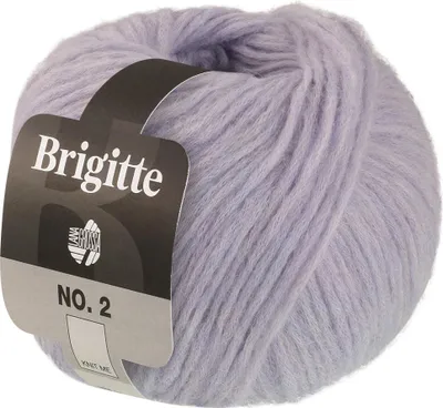 Produktbild von Lana Grossa BRIGITTE NO. 2 50 g hochwertige Mischung aus Schurwolle, Baumwolle und Alpaka 140 m Farbe 078 - Zartlila