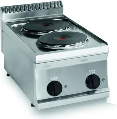 Produktbild von KBS Elektroherd 5,2Kw 2 Platten Tischgerät 350x700x280 mm Anschlussfertig 400V