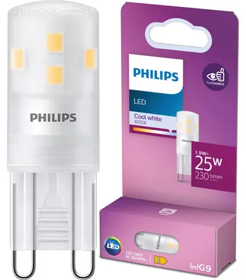 Produktbild von Philips Brenner 25 W G9 G9, 1,9 W, 25 W, G9, 230 lm, 15000 h, Kaltweiße