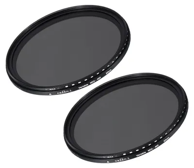 Imagen del producto de Solidchoice - Filtro de densidad neutra variable para cámaras, 82 mm