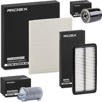 Produktbild von RIDEX Filterset Inspektionspaket Filtersatz für KIA CARNIVAL / GRAND CARNIVAL III (VQ)