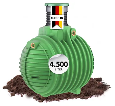 Productafbeelding van GARANTIA COLUMBUS huispakket PROline 4500 L incl. telescoop-schacht en PE-deksel, AI-gegenereerde afbeelding