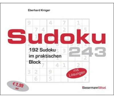 Obrázok produktu pre Sudokublock 243 (5 Exemplare à 2,99 EUR)