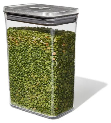 Produktbild von OXO 3118700, Universalbehälter, 2,6 l, Kunststoff, Silikon, Edelstahl, Transparent, Abnehmbarer Deckel, Rechteckig